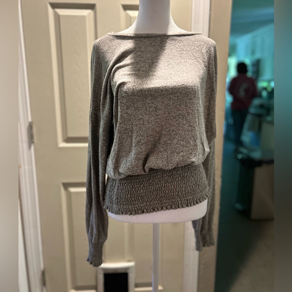 Jenny Boston grey/tan Women's Sweater
